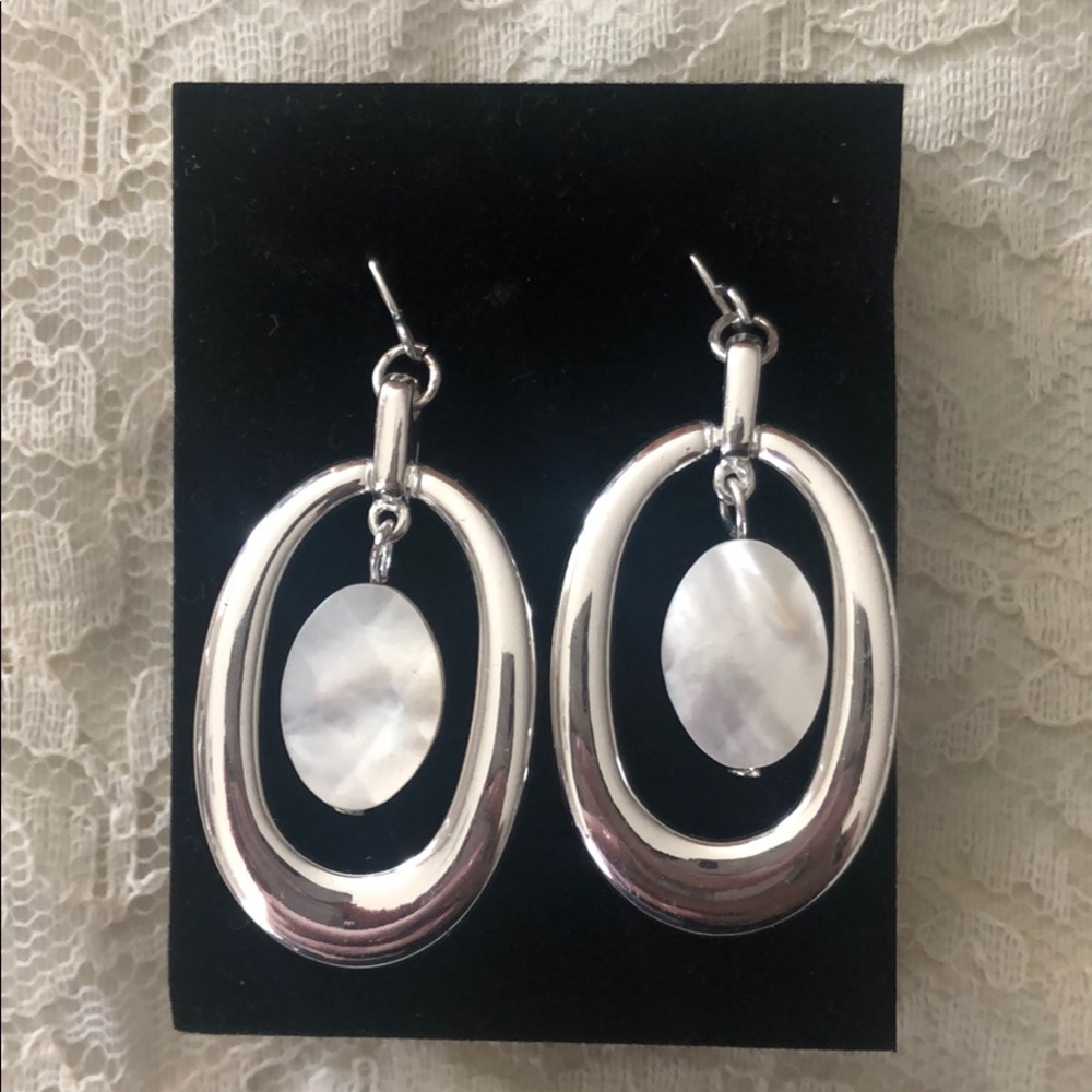 Pearlesque Hoop Earrings